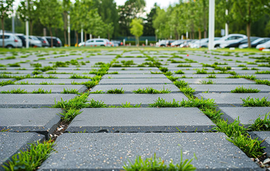 dalles de parking en béton